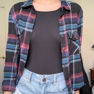 Cropped flannel